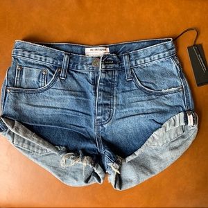 NWT ONE TEASPOON Bandit twisted cuff  shorts